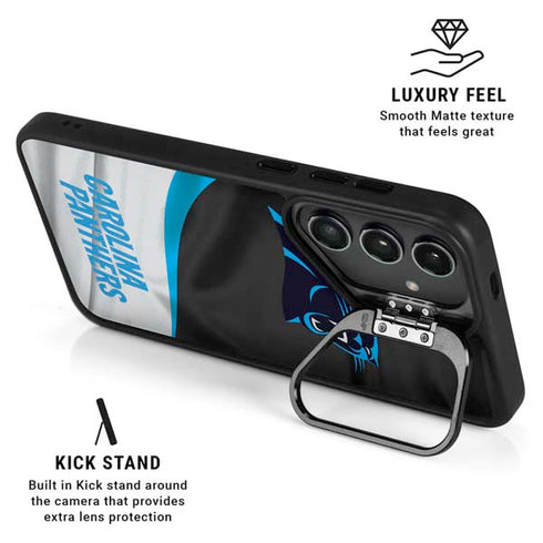 NFL Carolina Panthers Galaxy S24 FE Kickstand Case